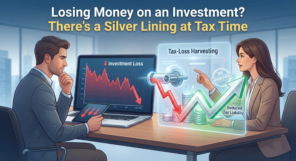Losing Money on an Investment? There’s a Silver Lining at Tax Time